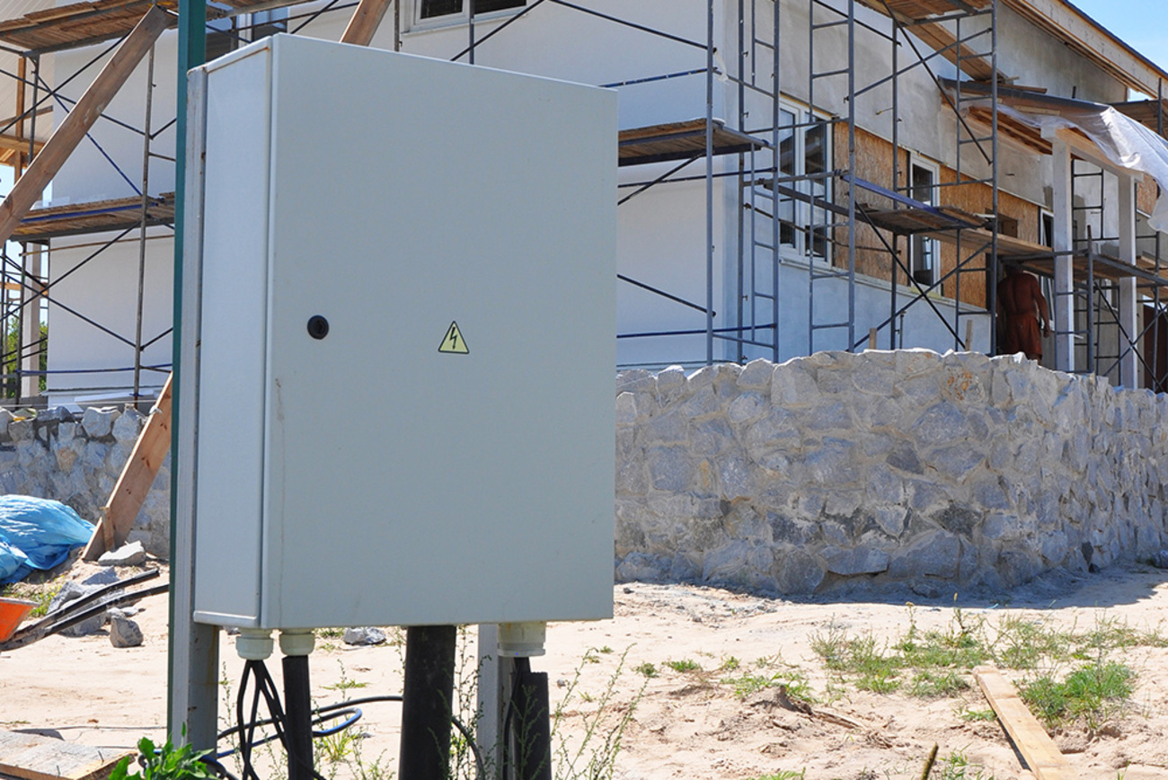 Baustrom bei Elektrotechnik Gül in Ober-Ramstadt