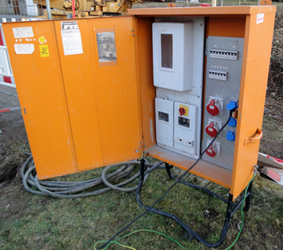 Baustromkasten bei Elektrotechnik Gül in Ober-Ramstadt